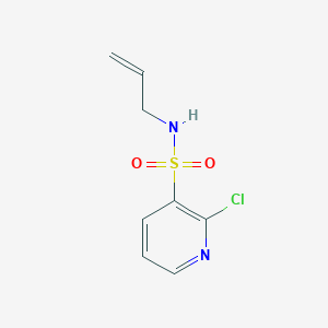 molecular formula C8H9ClN2O2S B7865875 2-Chloro-N-(prop-2-en-1-yl)pyridine-3-sulfonamide 