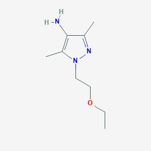 1-(2-Ethoxyethyl)-3,5-dimethyl-1H-pyrazol-4-amine