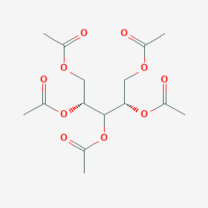 B078659 [(2S,4R)-2,3,4,5-Tetraacetyloxypentyl] acetate CAS No. 13437-68-8