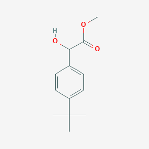 molecular formula C13H18O3 B7865935 Methyl 2-(4-tert-butylphenyl)-2-hydroxyacetate 