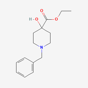 Ethyl 1-benzyl-4-hydroxypiperidine-4-carboxylate
