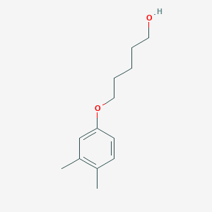 molecular formula C13H20O2 B7865969 5-(3,4-Dimethylphenoxy)pentan-1-ol 