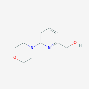 molecular formula C10H14N2O2 B7865984 6-(4-Morpholinyl)-2-pyridinemethanol 