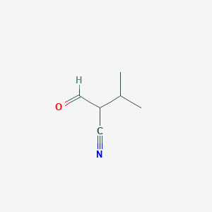 molecular formula C6H9NO B7866041 2-甲酰-3-甲基丁腈 CAS No. 345581-33-1