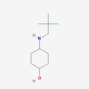 molecular formula C11H23NO B7866132 4-(Neopentylamino)cyclohexan-1-ol 