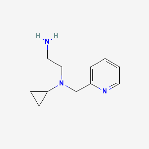molecular formula C11H17N3 B7866176 N*1*-Cyclopropyl-N*1*-pyridin-2-ylmethyl-ethane-1,2-diamine 