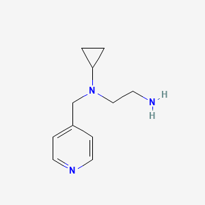 molecular formula C11H17N3 B7866188 N*1*-Cyclopropyl-N*1*-pyridin-4-ylmethyl-ethane-1,2-diamine 