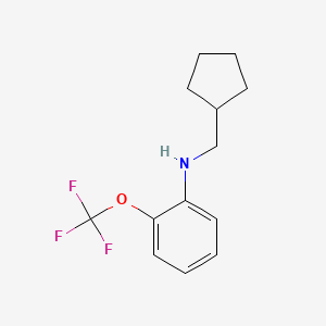 N-(cyclopentylmethyl)-2-(trifluoromethoxy)aniline