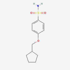 4-(Cyclopentylmethoxy)benzene-1-sulfonamide