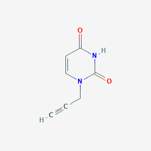 molecular formula C7H6N2O2 B7866271 1-(prop-2-ynyl)pyrimidine-2,4(1H,3H)-dione 