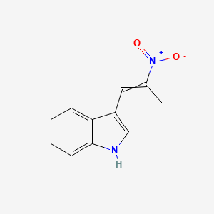 molecular formula C11H10N2O2 B7866277 3-beta-Nitropropenyl indole 