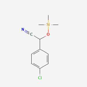 Trimethylsiloxy 4-chlorophenylacetonitrile