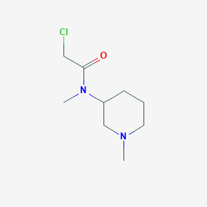 molecular formula C9H17ClN2O B7866528 2-Chloro-N-methyl-N-(1-methyl-piperidin-3-yl)-acetamide 