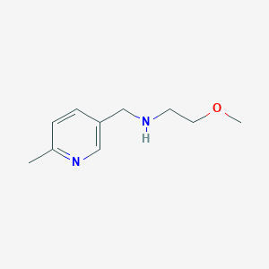 molecular formula C10H16N2O B7866559 (2-Methoxyethyl)[(6-methylpyridin-3-yl)methyl]amine 