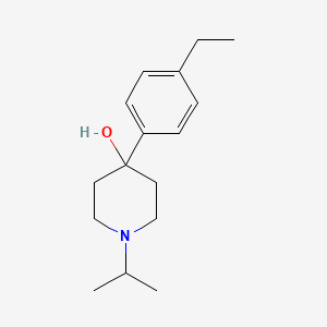 molecular formula C16H25NO B7866579 4-(4-Ethylphenyl)-4-hydroxy-1-iso-propylpiperidine 