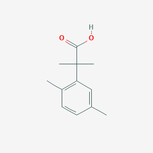 molecular formula C12H16O2 B7866621 2-(2,5-Dimethylphenyl)-2-methylpropanoic acid 