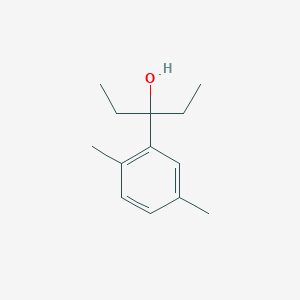 molecular formula C13H20O B7866622 3-(2,5-Dimethylphenyl)-3-pentanol 