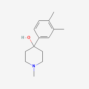 molecular formula C14H21NO B7866640 4-(3,4-Dimethylphenyl)-4-hydroxy-1-methylpiperidine CAS No. 1198287-27-2