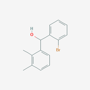 molecular formula C15H15BrO B7866675 (2-Bromophenyl)(2,3-dimethylphenyl)methanol 