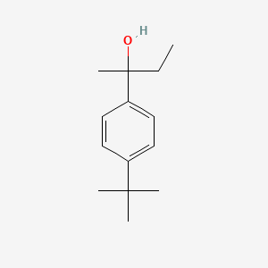 molecular formula C14H22O B7866677 2-(4-叔丁基苯基)-2-丁醇 