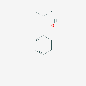 molecular formula C15H24O B7866686 2-(4-tert-Butylphenyl)-3-methyl-butan-2-ol CAS No. 32122-04-6