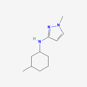 molecular formula C11H19N3 B7866709 1-methyl-N-(3-methylcyclohexyl)-1H-pyrazol-3-amine 