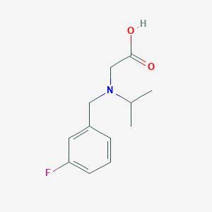 molecular formula C12H16FNO2 B7866780 [(3-Fluoro-benzyl)-isopropyl-amino]-acetic acid 