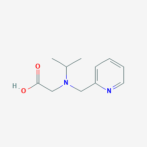 molecular formula C11H16N2O2 B7866783 (Isopropyl-pyridin-2-ylmethyl-amino)-acetic acid 
