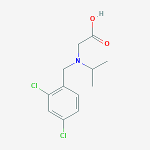molecular formula C12H15Cl2NO2 B7866802 [(2,4-Dichloro-benzyl)-isopropyl-amino]-acetic acid 