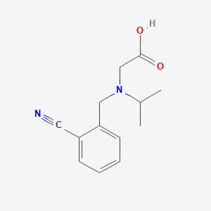molecular formula C13H16N2O2 B7866807 [(2-Cyano-benzyl)-isopropyl-amino]-acetic acid 