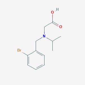 molecular formula C12H16BrNO2 B7866814 [(2-Bromo-benzyl)-isopropyl-amino]-acetic acid 