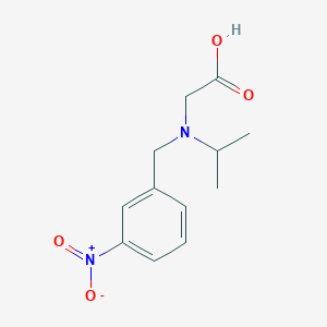 molecular formula C12H16N2O4 B7866829 [Isopropyl-(3-nitro-benzyl)-amino]-acetic acid 