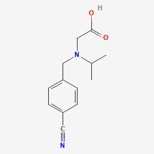 molecular formula C13H16N2O2 B7866836 [(4-Cyano-benzyl)-isopropyl-amino]-acetic acid 