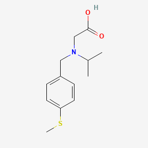 molecular formula C13H19NO2S B7866838 [Isopropyl-(4-methylsulfanyl-benzyl)-amino]-acetic acid 