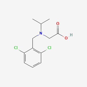molecular formula C12H15Cl2NO2 B7866844 [(2,6-Dichloro-benzyl)-isopropyl-amino]-acetic acid 