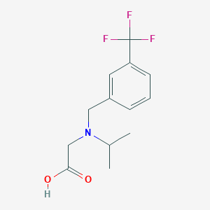 [Isopropyl-(3-trifluoromethyl-benzyl)-amino]-acetic acid