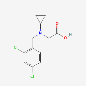 molecular formula C12H13Cl2NO2 B7866881 [Cyclopropyl-(2,4-dichloro-benzyl)-amino]-acetic acid 