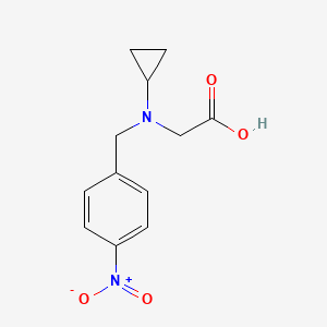 molecular formula C12H14N2O4 B7866887 [Cyclopropyl-(4-nitro-benzyl)-amino]-acetic acid 