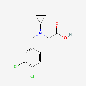 molecular formula C12H13Cl2NO2 B7866898 [Cyclopropyl-(3,4-dichloro-benzyl)-amino]-acetic acid 