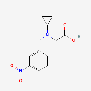 molecular formula C12H14N2O4 B7866900 [Cyclopropyl-(3-nitro-benzyl)-amino]-acetic acid 