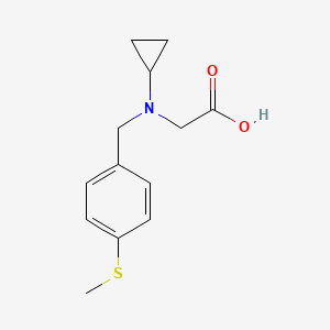 [Cyclopropyl-(4-methylsulfanyl-benzyl)-amino]-acetic acid