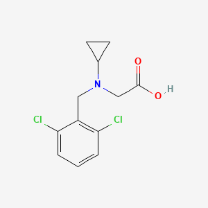 molecular formula C12H13Cl2NO2 B7866908 [Cyclopropyl-(2,6-dichloro-benzyl)-amino]-acetic acid 