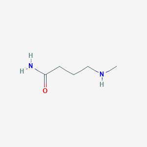 molecular formula C5H12N2O B7866954 4-(Methylamino)butanamide 