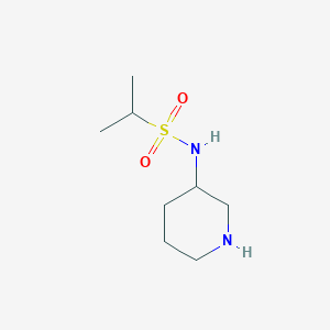 molecular formula C8H18N2O2S B7867012 N-(isopropylsulfonyl)piperidin-3-amine CAS No. 944068-23-9