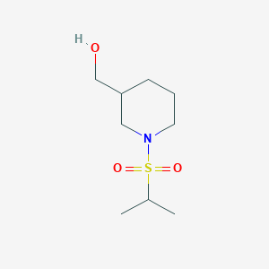 [1-(Propane-2-sulfonyl)piperidin-3-yl]methanol