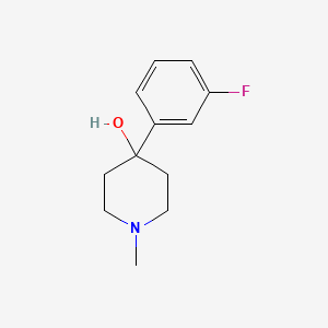 4-(3-Fluorophenyl)-4-hydroxy-1-methylpiperidine