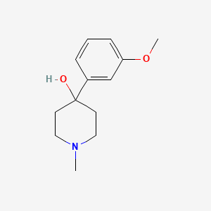 molecular formula C13H19NO2 B7867153 4-Hydroxy-4-(3-methoxyphenyl)-1-methylpiperidine 