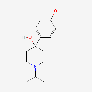 4-Hydroxy-4-(4-methoxyphenyl)-1-iso-propylpiperidine