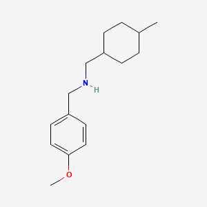 molecular formula C16H25NO B7867191 N-(4-Methoxybenzyl)-1-(4-methylcyclohexyl)methanamine 