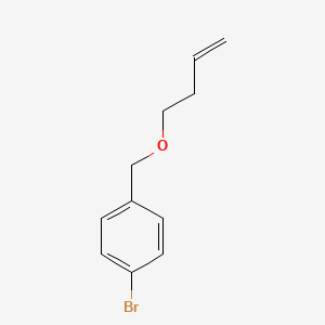 molecular formula C11H13BrO B7867232 4-Bromobenzyl-(3-butene)ether 